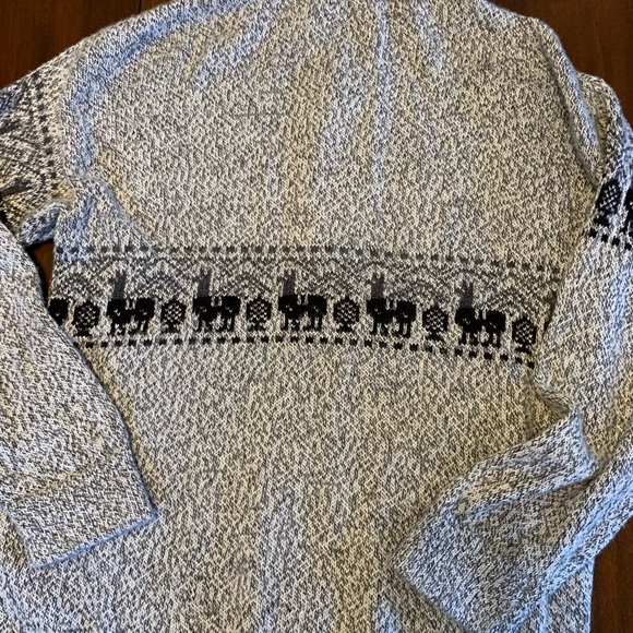 UNISEX playful LLama Adult zip up sweater - Picture 8 of 16